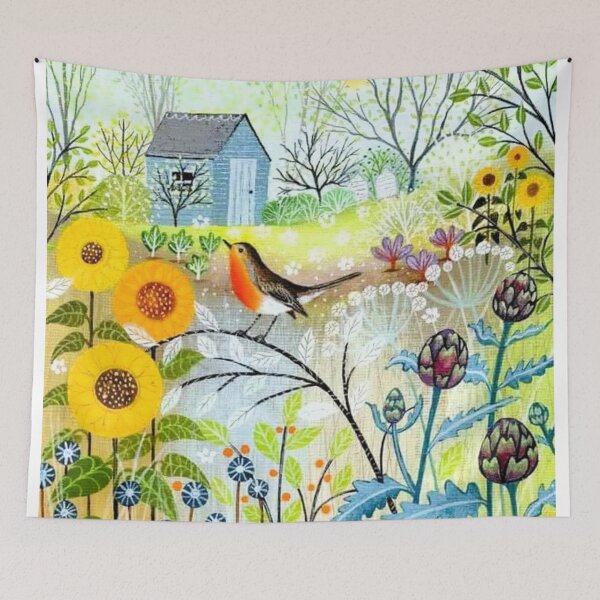 Item preview, robin in the meadow designed and sold by ritusdesigns.