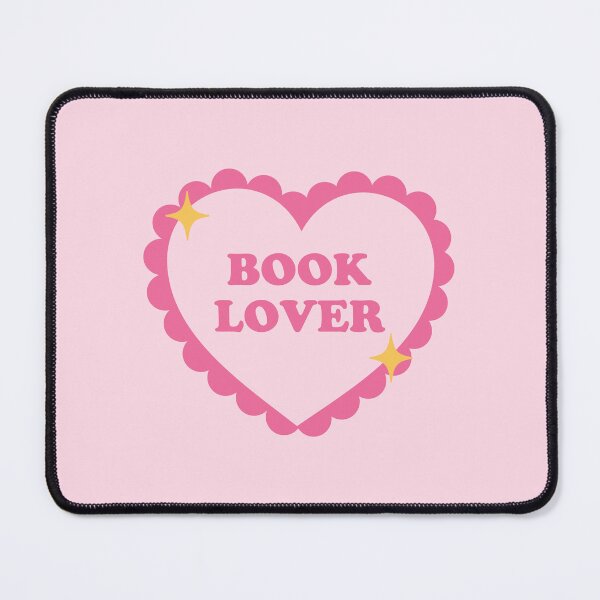Item preview, book lover pink heart designed and sold by catdiasart.