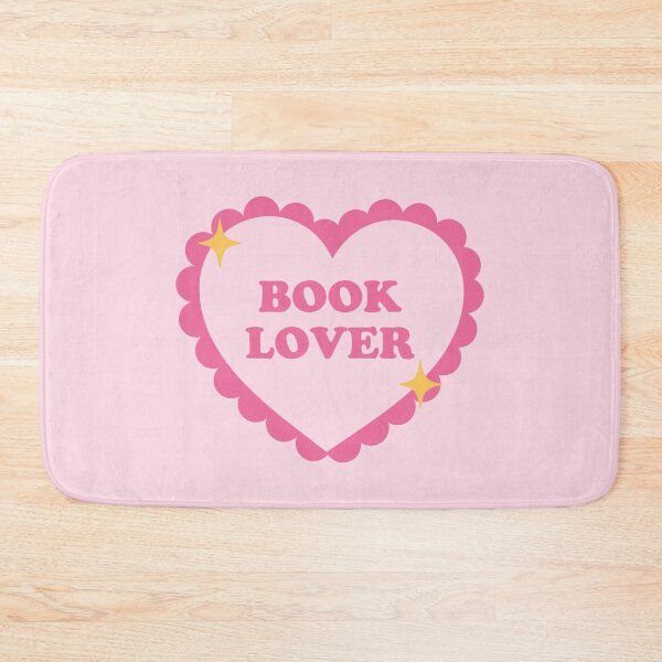 Item preview, book lover pink heart designed and sold by catdiasart.