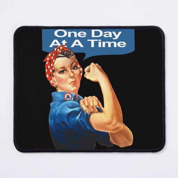 Item preview, Sober Sunrise with AA, NA, and Rosie The Riveter - Taking it One Day at a Time designed and sold by EmersonBoutique.