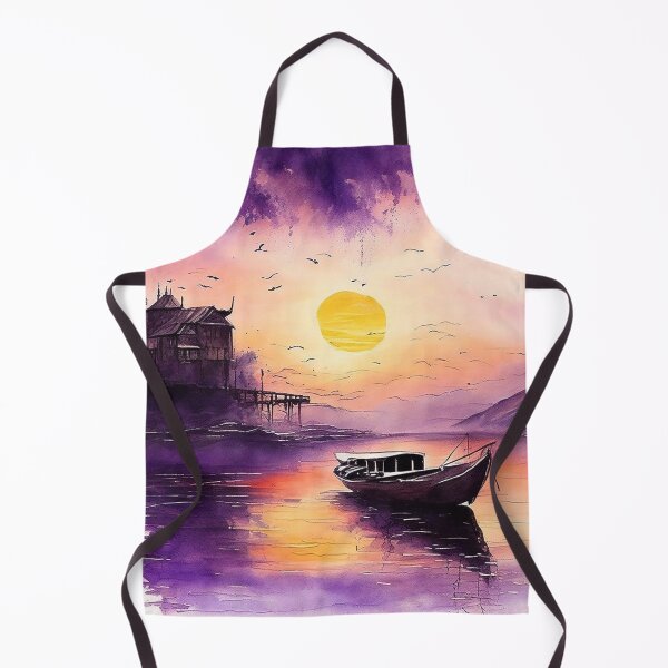Item preview, Evening on the lake designed and sold by SimpleWallArt.
