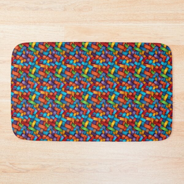 Item preview, Woven Color Planes: Vibrant Artwork Print designed and sold by Loftninjas.