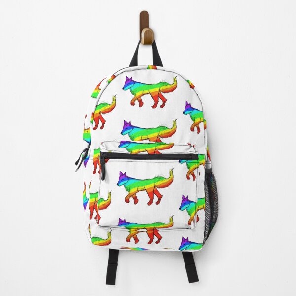 Item preview, Rainbow Fox Sketch (white background) designed and sold by KanuteSeithr.