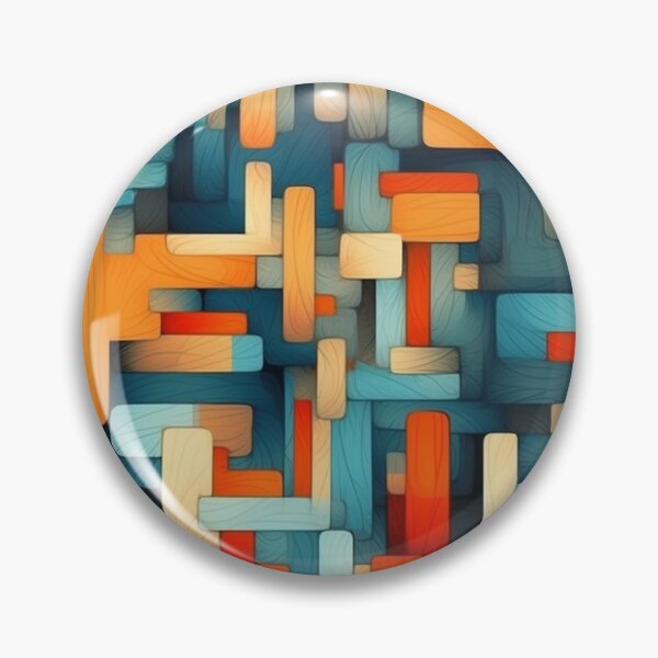 Item preview, Woven Color Planes: Vibrant Artwork Print designed and sold by Loftninjas.