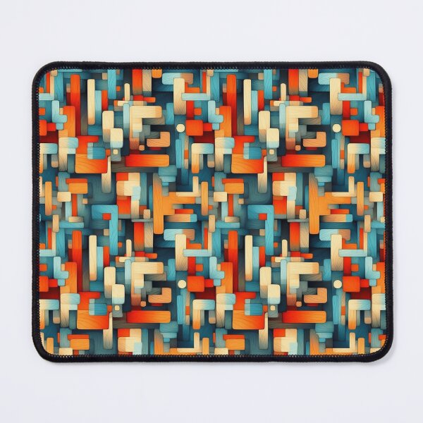 Item preview, Woven Color Planes: Vibrant Artwork Print designed and sold by Loftninjas.