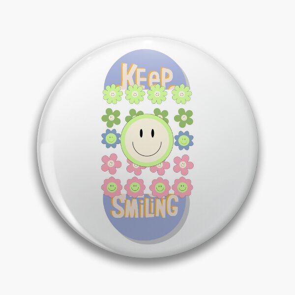 Item preview, keep smiling happy feel good positive designed and sold by DESIGNIRIS.