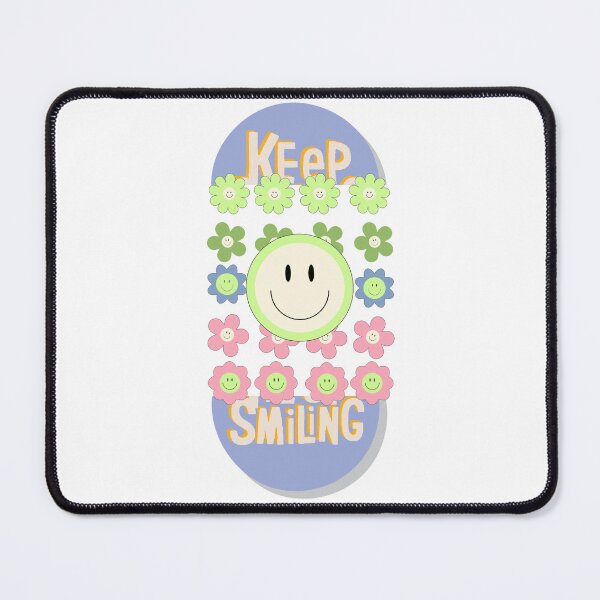 Item preview, keep smiling happy feel good positive designed and sold by DESIGNIRIS.