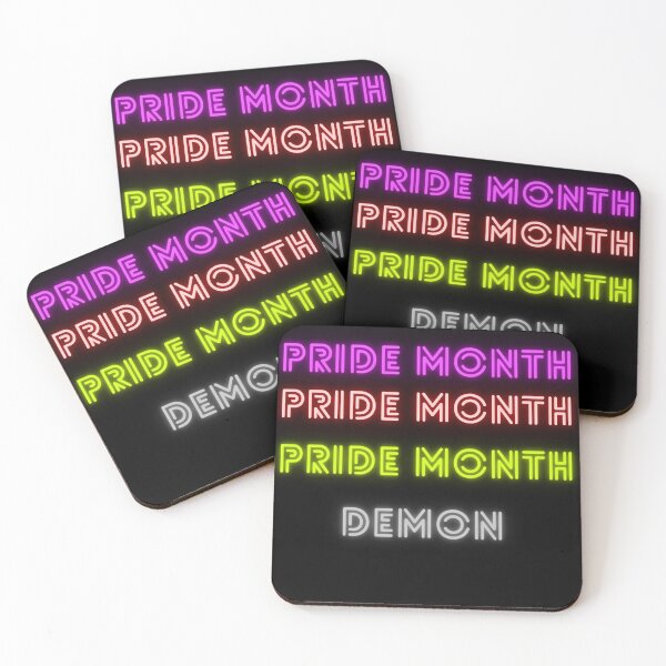 Item preview, pride month demon designed and sold by VATAMAN-2.