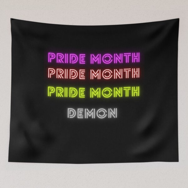 Item preview, pride month demon designed and sold by VATAMAN-2.