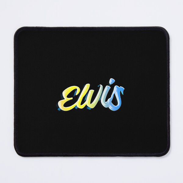 Item preview, Graffiti Pastel Rainbow Elvis Name Label (Black) designed and sold by NafilNafiz.