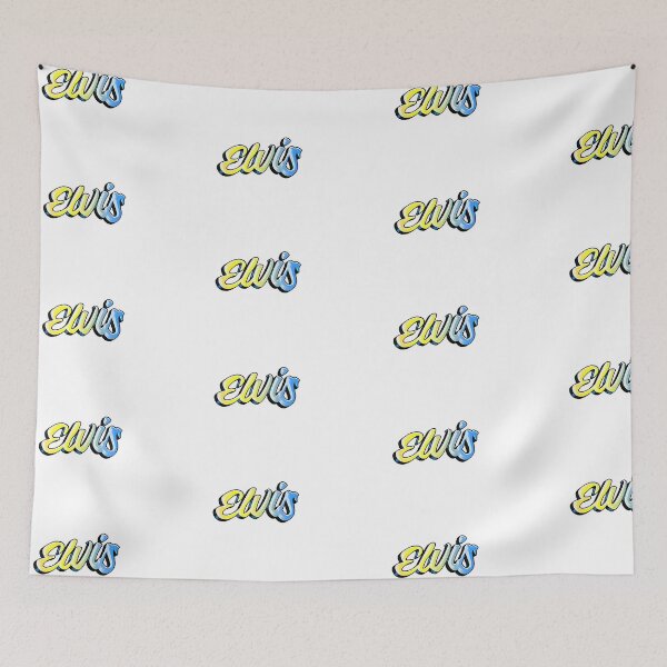 Item preview, Graffiti Pastel Rainbow Elvis Name Label designed and sold by NafilNafiz.