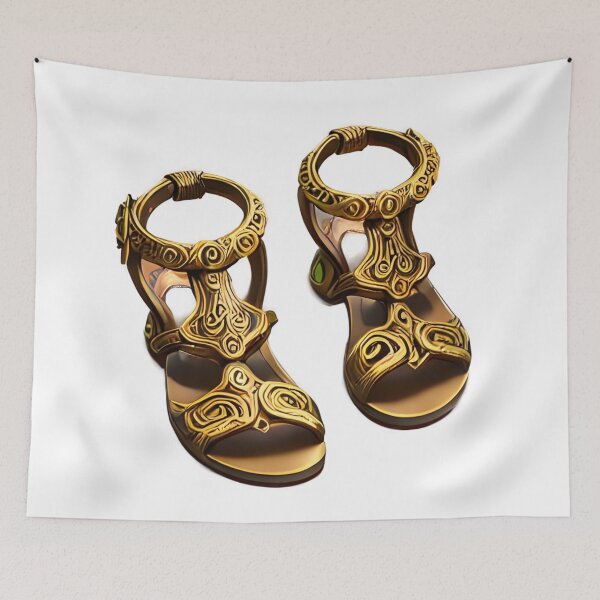 Item preview, 5e magic item: Adder Sandals designed and sold by Dungeon-Depot.