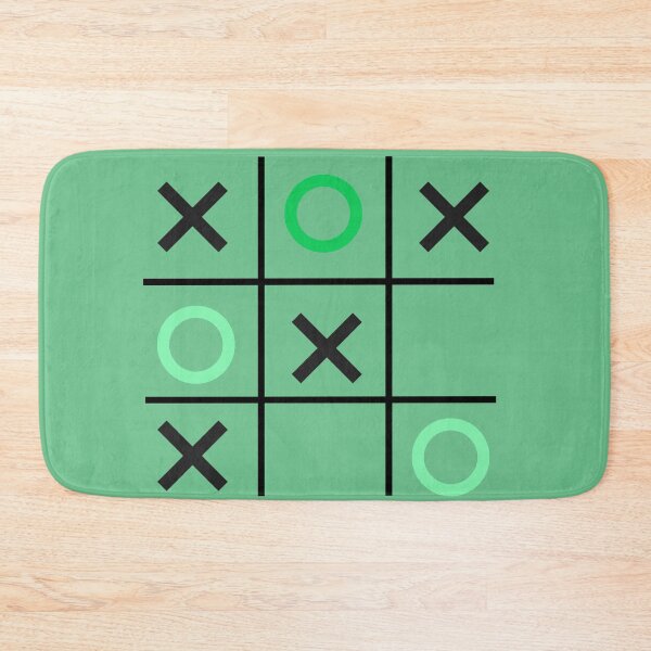Item preview, Tic-Tac-Toe, Xs & Os, Noughts & Crosses (green gradient) designed and sold by Obawan.