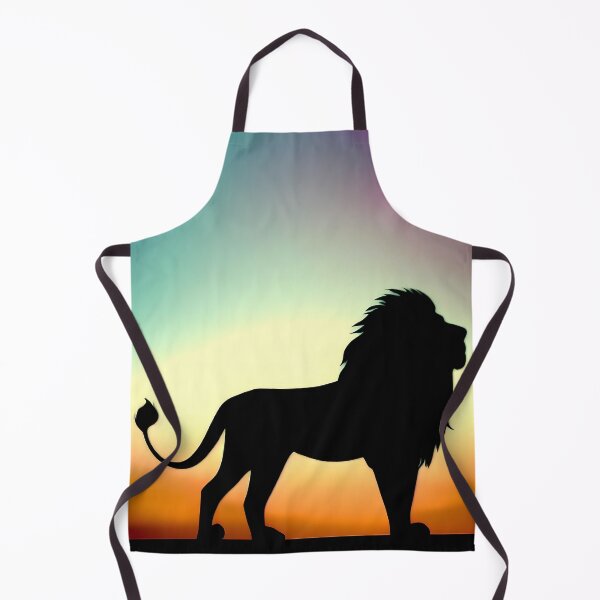 Aperçu de l'œuvre Une silhouette de lion dans le ciel vibrant créée et vendue par alexgoswami.