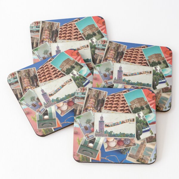 Item preview, Greetings from Marrakesh in Morocco Vintage style retro souvenir designed and sold by DeveloperProp0.