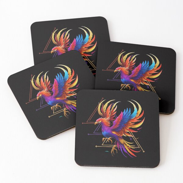 Item preview, bird in colored feathers designed and sold by MacLis.