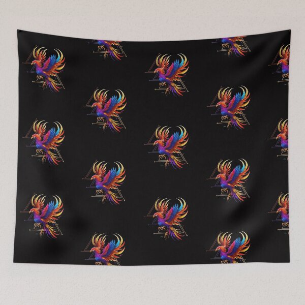 Item preview, bird in colored feathers designed and sold by MacLis.
