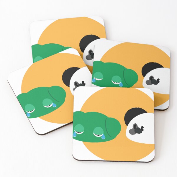 Item preview, Mochi panda and sad mochi Sticker designed and sold by kingmidxs.