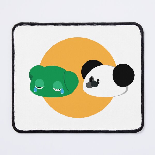 Item preview, Mochi panda and sad mochi Sticker designed and sold by kingmidxs.