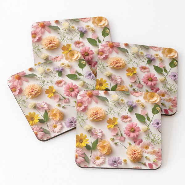 Aperçu de l'œuvre Motif de Fleur Réaliste : Pot-pourri Floral Champêtre et Délicat créée et vendue par Arti_choke.