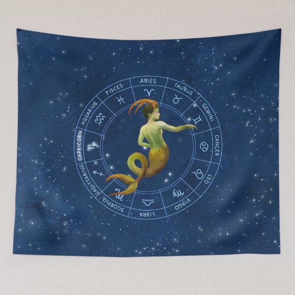 Item preview, Mermaid Zodiac - Capricorn designed and sold by Jana Šlesaríková.