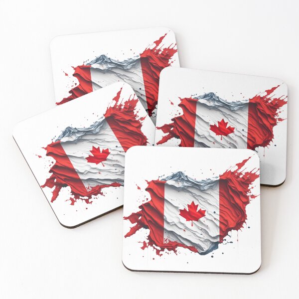 Item preview, Canadian flag splash art designed and sold by Dr-Kane.