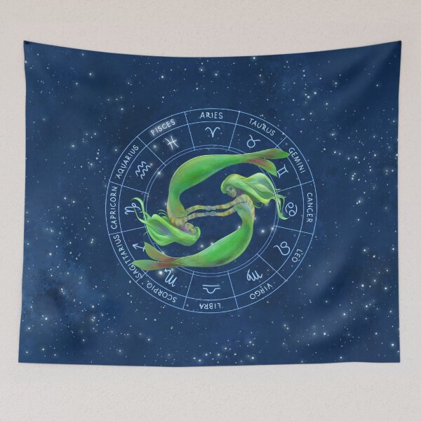 Item preview, Mermaid Zodiac - Pisces designed and sold by Jana Šlesaríková.
