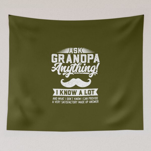 Item preview, Ask Grandpa Anything Funny 	 Smart Father's Day 		 designed and sold by koayexeyx39.