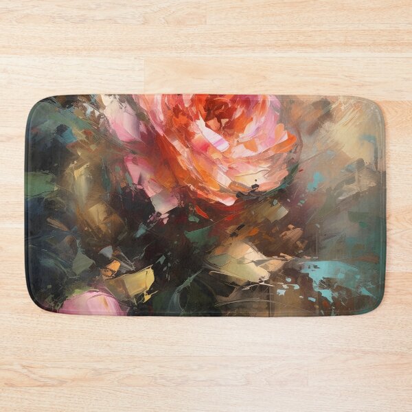 Item preview, Impasto Rose - 3D textured painting designed and sold by Red Witch Art.