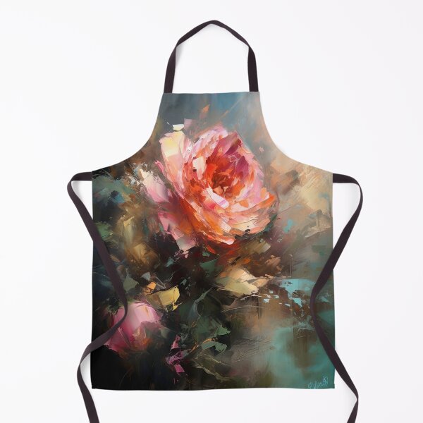 Item preview, Impasto Rose - 3D textured painting designed and sold by Red Witch Art.