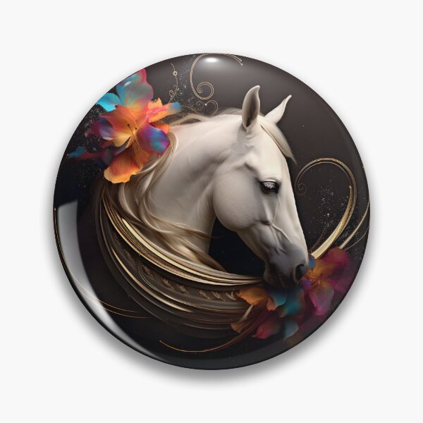Item preview, Abstract Fantasy White Horse Art designed and sold by PeteRascal.