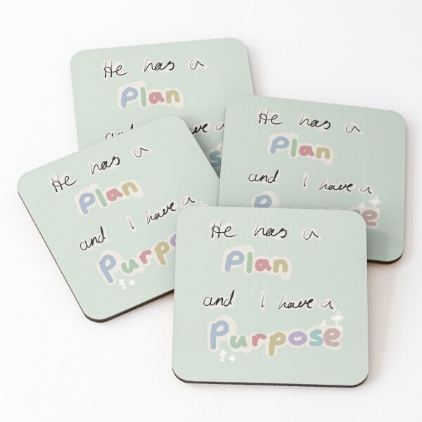 Item preview, He has a Plan and I have a Purpose designed and sold by hannaPsalm56-8.
