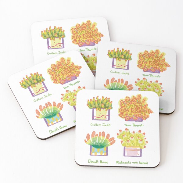 Item preview, Four Crassula succulents designed and sold by Deathoftheself.