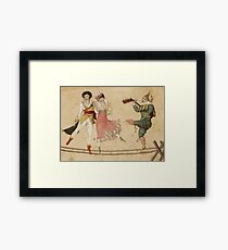 Highwire dancers Framed Print