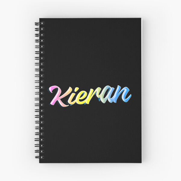 Item preview, Graffiti Pastel Rainbow Kieran Name Label (Black) designed and sold by NafilNafiz.