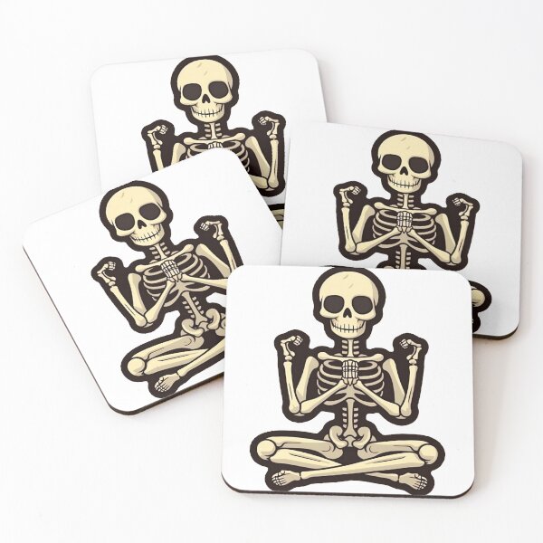 Item preview, cute skeleton yoga designed and sold by lavroshh.