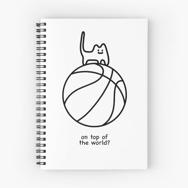 Item preview, Basketball Cat With Caption designed and sold by wonkcat.