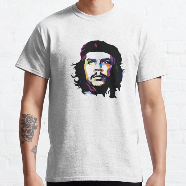 Che Guevara psychedelic wings short sleeve white T-shirt –