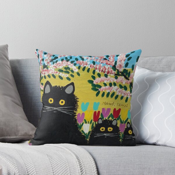 Item preview, Three Black Cats - Maud Lewis  designed and sold by kerryburnley.
