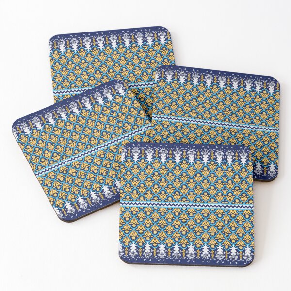 Item preview, "Oriental Blue Blossom: A Multicultural Floral Delight" designed and sold by SoulthreadzStudio.