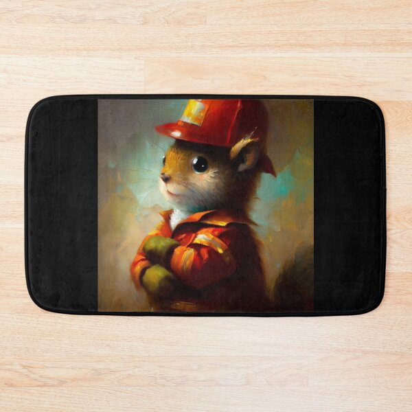 Item preview, Squirrel Firefighter designed and sold by CrankyOldDude.