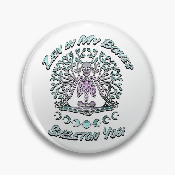 Item preview, Zen in My Bones Skeleton Yogi designed and sold by Kacpi-Design.