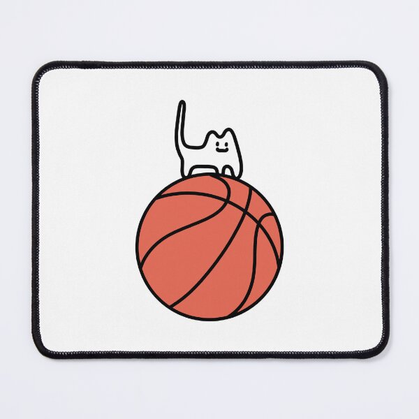 Item preview, Basketball Cat (Coloured) designed and sold by wonkcat.