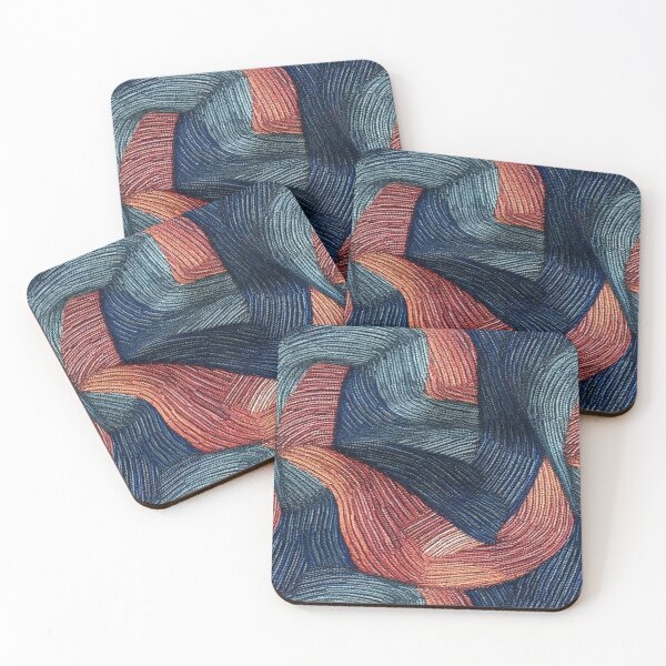 Item preview, Intricate Wavy Design in Red, Blue, and Orange designed and sold by GiveMeMood.