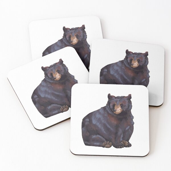Item preview, Black Bear Sticker designed and sold by HoneyBrieeeArt.