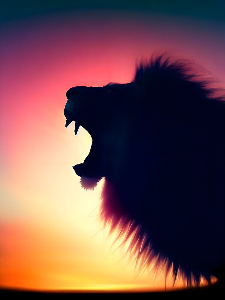 ROAR significa que te amo: diseño lindo y divertido de Lion T-Shrit - Lion  Design | Póster