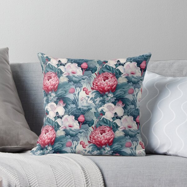 Item preview, Florals in Green and Pink designed and sold by Salmajane.