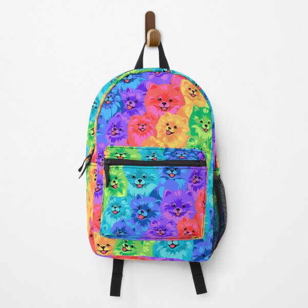 Item preview, Perros de Pomerania del arco iris AOP designed and sold by VirtualFaries.