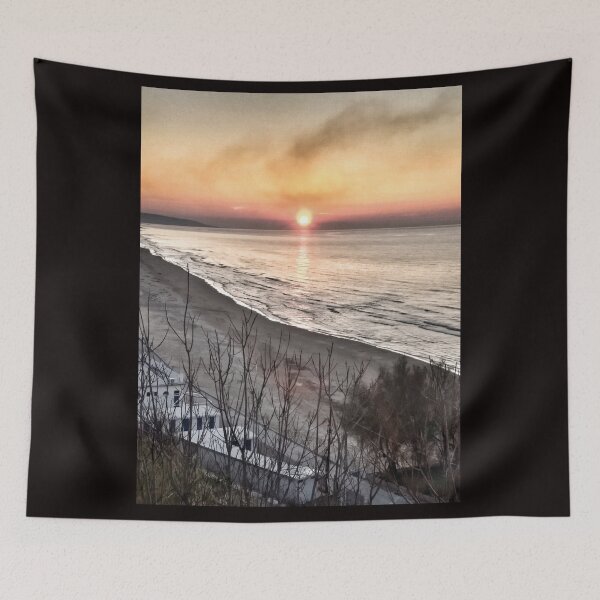 Item preview, Sunset on Spiaggia di Ponente: A Captivating Glimpse of Rodi Garganico designed and sold by EpicVistas.