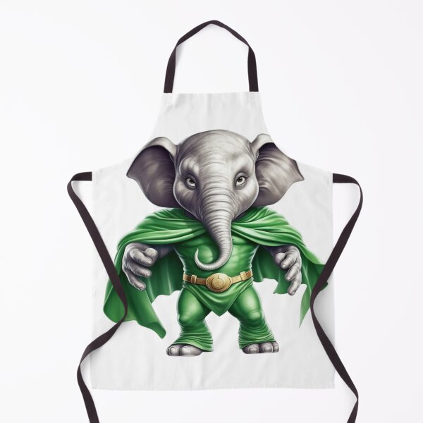 Item preview, Green elephant Superhero designed and sold by Jaro90.